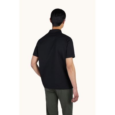 2. Koszulka polo bawełniana męska Paul&Shark czarna 99311001-11 – elegancka i trwała