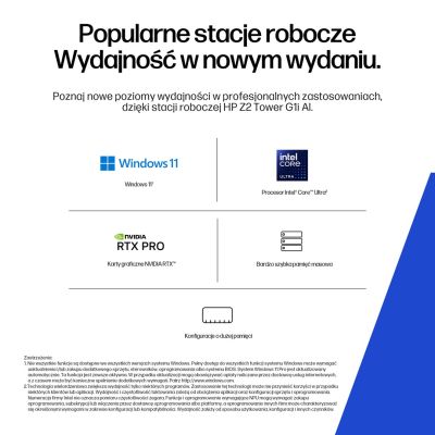 12. HP Z2 Tower G1i Ultra 7 265 vPro 32GB DDR5 5600 SSD1TB NoOS 3Y OnSite