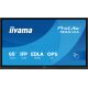 iiyama TE6513A-B3AG signage display Interaktywny płaski panel 163,8 cm (64.5") LCD Wi-Fi 500 cd/m2 4K Ultra HD Czarny Ekran dotykowy Procesor wbudowany Android 24/7
