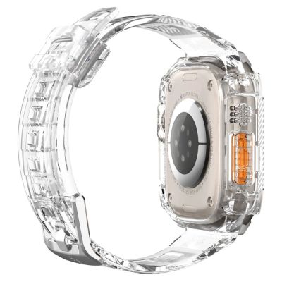 12. Etui z paskiem Spigen Rugged Armor Pro na Apple Watch Ultra (49 mm) - przezroczyste