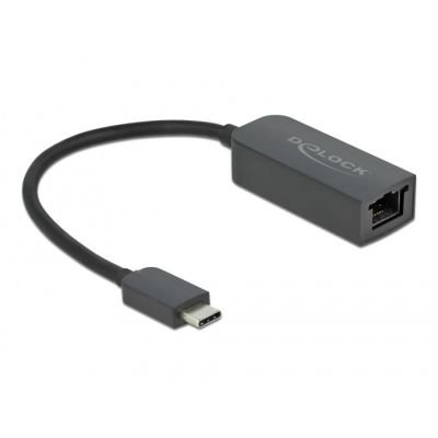 DeLOCK Adapter USB Type-C męski do 2,5 Gigabit LAN kompaktowy