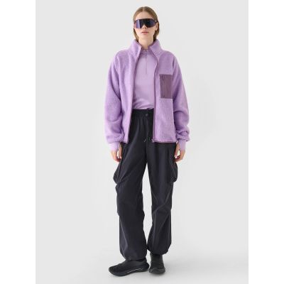 4. Polar sherpa ze stójką damski 4F 4FRAW24TFLEF326-51S