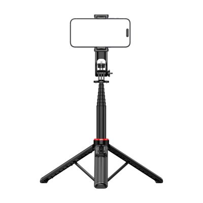 9. Wozinsky Selfie stick WC1Y2S teleskopowy tripod 1.3m ze stopu aluminium z uchwytem na telefon - czarny