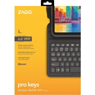 9. Obudowa z klawiaturą ZAGG do iPad Air 10.9" 4/5G i iPad Pro 11" M4 (2024)