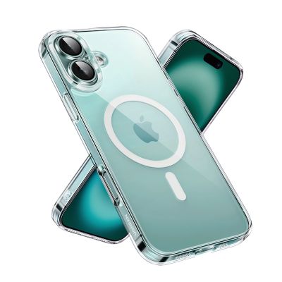 2. Etui Ugreen Classy Clear Magnetic z MagSafe na iPhone 16 Plus - przezroczyste
