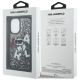 8. Etui Karl Lagerfeld Liquid Glitter Choupette Logo na iPhone 16 - czarne