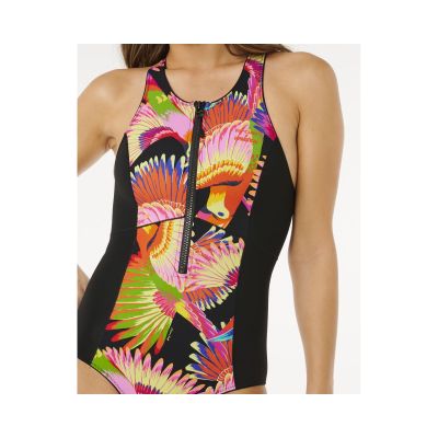 4. Kostium damski RIP CURL Mirage Zip Front One Piece multikolor