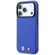 2. Etui BMW M Carbon Printed Ring MagSafe na iPhone 17 Pro / 18 Pro - niebieskie