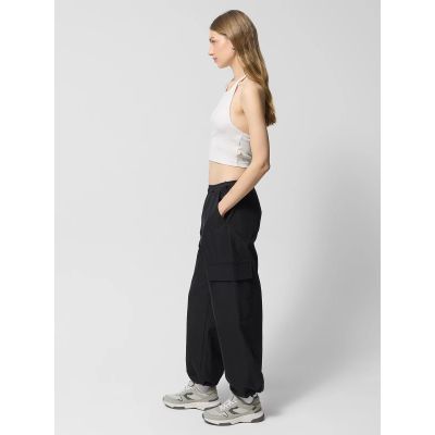 2. Spodnie tkaninowe parachute damskie Outhorn OTHWSS24TTROF727-20S