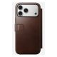 4. Nomad Modern Leather Folio pokrowiec na telefon komórkowy 16cm (6.3") Brązowy
