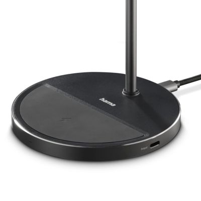 5. Hama 00201738 ładowarka do urządzeń przenośnych Słuchawki, Smartfon Czarny USB Bezprzewodowe ładowanie Szybkie ładowanie Wewnętrzna