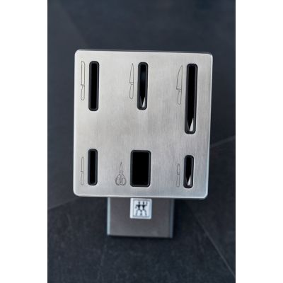 12. Zestaw noży samoostrzących ZWILLING Four Star 35148-507-0 7 elementów szary