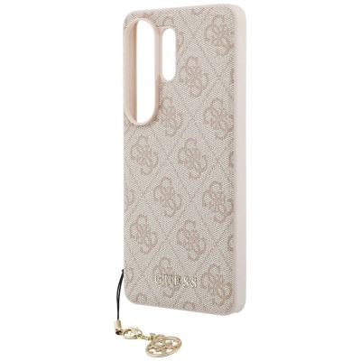 5. Etui Guess 4G Classic Logo Charm MagSafe na Samsung Galaxy S26 Ultra - różowe