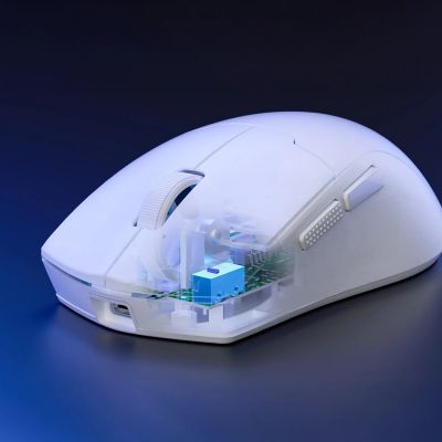 5. REDRAGON M918W & K1NG PRO MAX & Biały myszka RF Wireless + Bluetooth + USB Type-C