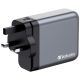 8. Verbatim GaN charger 140W, 1x USB-A, 3x USB-C