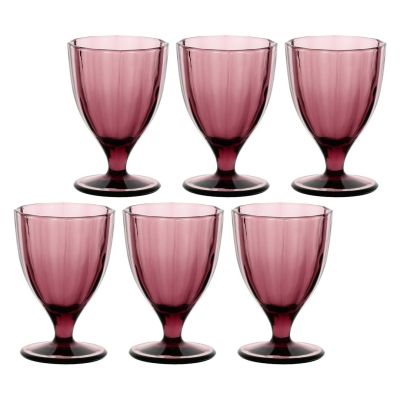 Zestaw 6 kieliszków Amami - Purpurowy, 300 ml