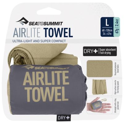 6. Ręcznik szybkoschnący Sea To Summit Airlite Towel turystyczny na siłownię trening (AAIR/DS)