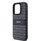 6. Etui DKNY Leather Mono Stripe & Metal Logo na iPhone 15 Pro - czarne