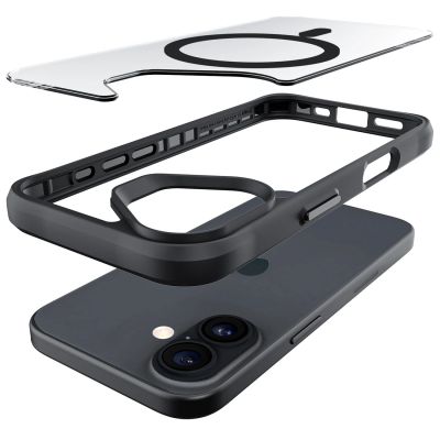 7. Etui 3mk Satin Armor MagCase na iPhone 17 - czarne