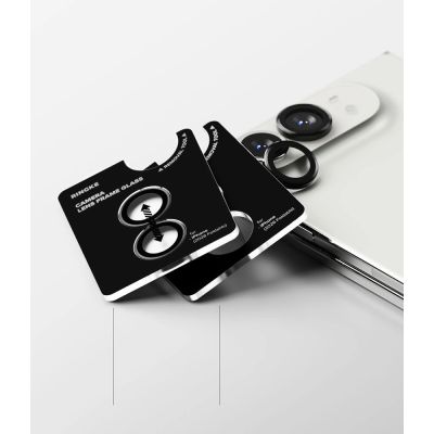 6. Szkło hartowane na aparat Ringke Camera Frame Protector 2-Pack na iPhone Duo - czarne