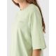 3. T-shirt oversize z nadrukiem damski 4F 4FRAW24TTSHF2583-44S
