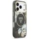 4. Etui Guess IML Glitter Flowers Triangle MagSafe na iPhone 18 Pro Max / 17 Pro Max - czarne