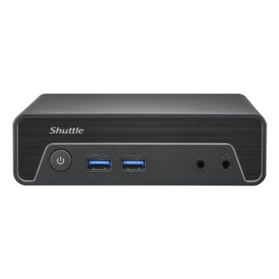7. Shuttle Nano PC NE10N, Intel N 100, 1x HDMI, 1x DP, 6x USB, 1x LAN, bez wentylatora, ciągła praca 24/7, w tym VESA, komputer PC 0,6 l, Mini PC barebone, Intel SoC, DDR4-SDRAM, PCI Express, Serial ATA, 65 W
