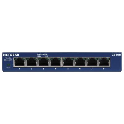3. Switch Netgear GS108GE 8p Unmanaged Gigabit