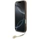 4. Etui Guess 4G Charms Collection MagSafe na iPhone 17 - brązowe