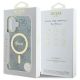 8. Etui Guess IML 4G MagSafe na iPhone 16 - niebieskie