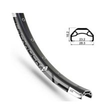 Obręcz RODI BLACKROCK 27,5'' 584x23 czarna 32 otw.