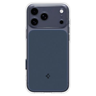 3. Etui Spigen Thin Fit MagSafe na iPhone 17 Pro - przezroczysto-granatowe