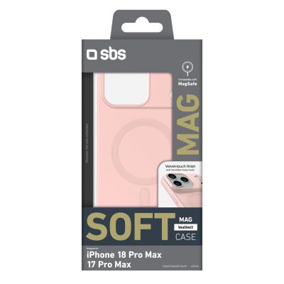 2. Etui SBS Instinct Mag na iPhone 18 Pro Max / 17 Pro Max kompatybilne z MagSafe - różowe