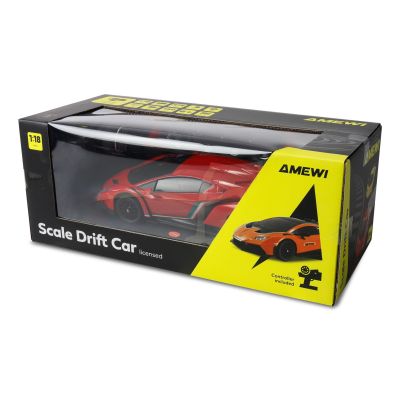 9. Licencja Amewi RC Drift Lamborghini Veneno czerwony