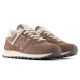 7. Sneakersy damskie New Balance WL574 lifestyle brown (WL574RTS)