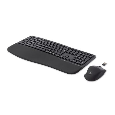 4. Zestaw klawiatura + mysz HP 680 Comfort Dual-Mode Wireless/Bluetooth Keyboard and Mouse Combo bezprzewodowe czarne 8T6L6AA