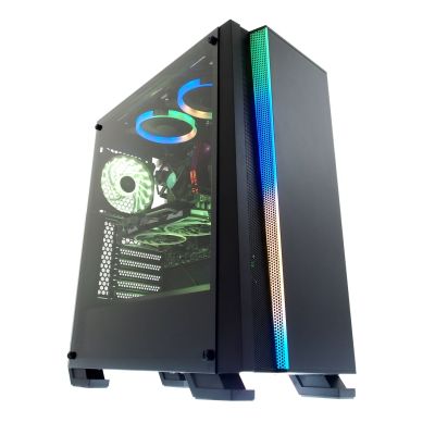 2. Obudowa IBOX WIZARD 4 GAMING OW4 (ATX; kolor czarny)
