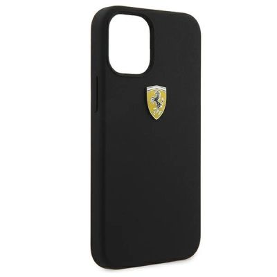 8. Etui Ferrari On Track Silicone na iPhone 12 mini - czarne