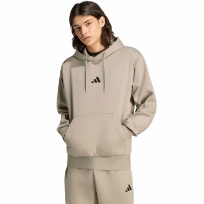 Bluza męska adidas Essentials Feelcozy Hoodie beżowa KF2361