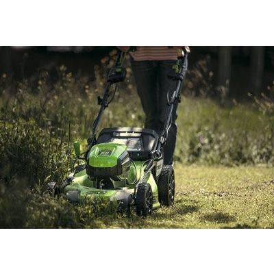 5. 60V Kosiarka 51cm z napędem GREENWORKS GD60LM51SPK4 - Zestaw ładowarka + akumulator 4Ah - 2514307UB