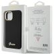 8. Etui Guess Silicone Script Metal Logo & Frame na iPhone 15 - czarne