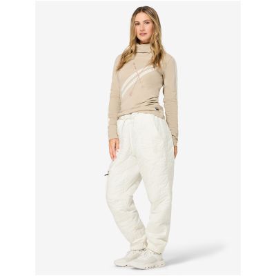 2. Longsleeve z półgolfem damski SUPER.NATURAL W KRYSSEDE SKI ROLL NECK beżowy