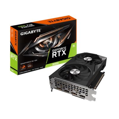 7. Karta graficzna Gigabyte GeForce RTX 3060 WINDFORCE OC 12GB rev. 2.0 GDDR6