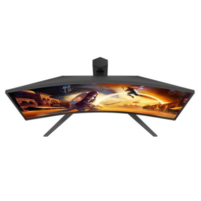 14. Monitor 31,5" AOC G4 C32G4Z 1920x1080px Full HD LCD Curved Czarny, Czerwony