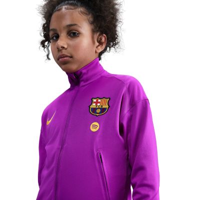 3. Dres dla dzieci Nike FC Barcelona Strike fioletowo-czarny HJ8027 552