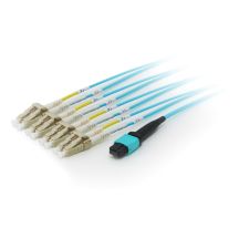 Equip Pro - Kabel krosowy - MTP wielomodowy - LC Multi-Mode - 5.0m - Światłowód - 50/125 mikronów - OM4 - Akwamaryn