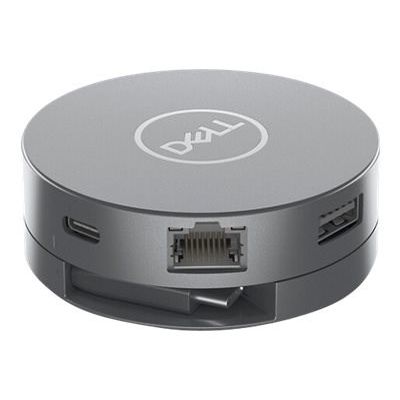 7. DELL DA305 Przewodowa USB 3.2 Gen 2 (3.1 Gen 2) Type-C Srebrny