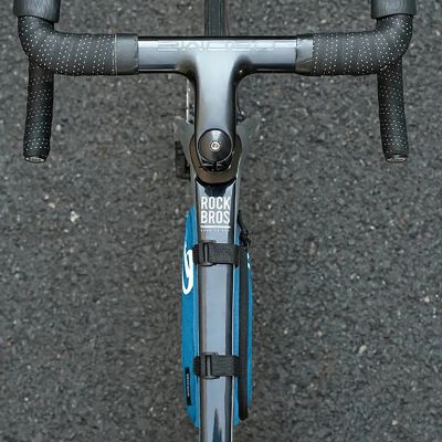 4. Torba rowerowa Rockbros G002 Flash Journey na ramę trójkątna 1.4 l - niebieska