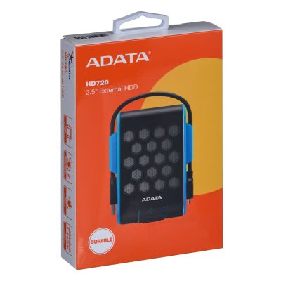 8. Dysk zewnętrzny HDD ADATA HD720 (2TB; 2.5"; USB 3.2; niebieski)