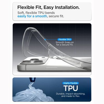 7. Etui Spigen Liquid Crystal MagSafe na iPhone 18 Pro Max / 17 Pro Max - przezroczysto-białe